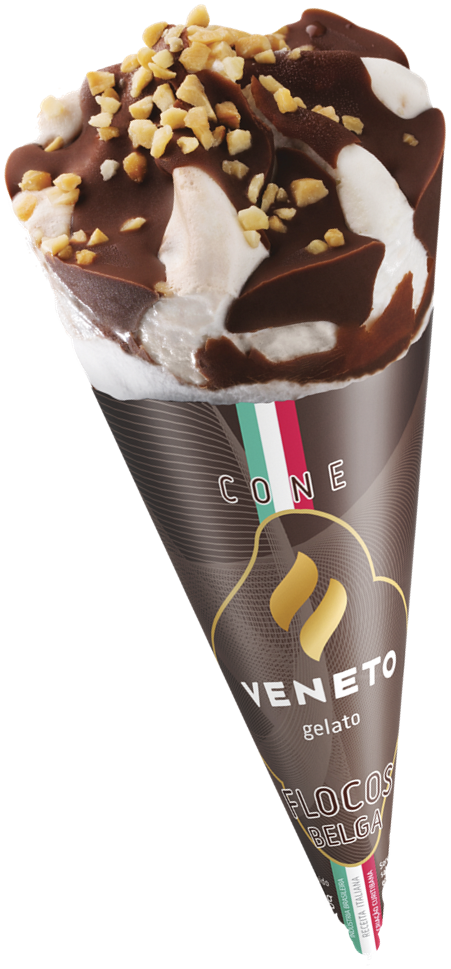 Cone Flocos Belga Veneto